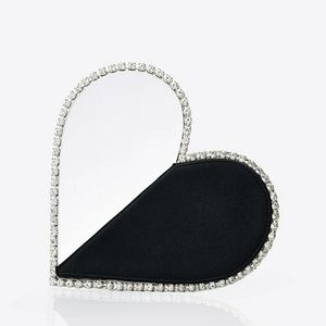 Chic Diamond Handle Clutch Women
